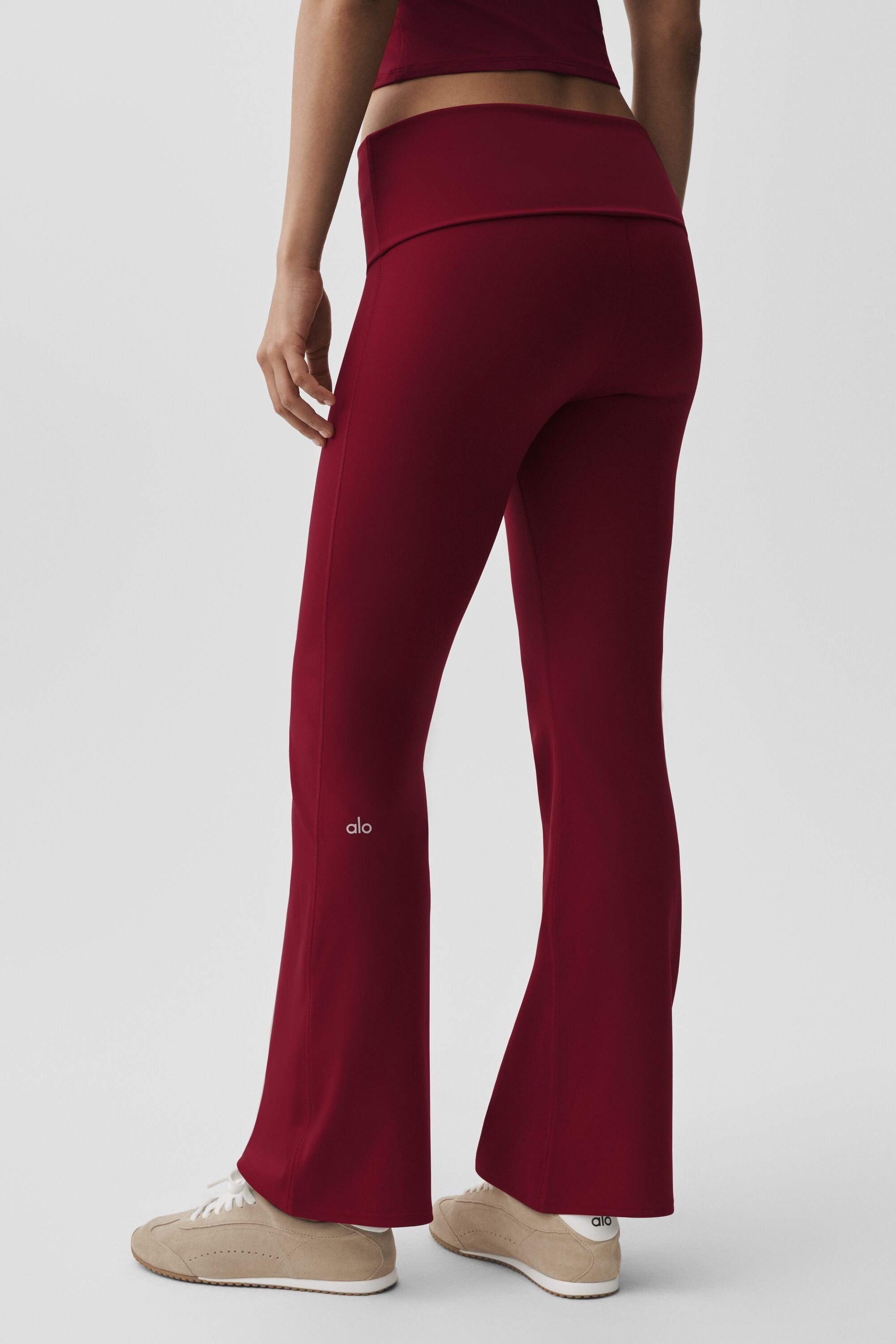 ALO Softsculpt Foldover Flare Legging