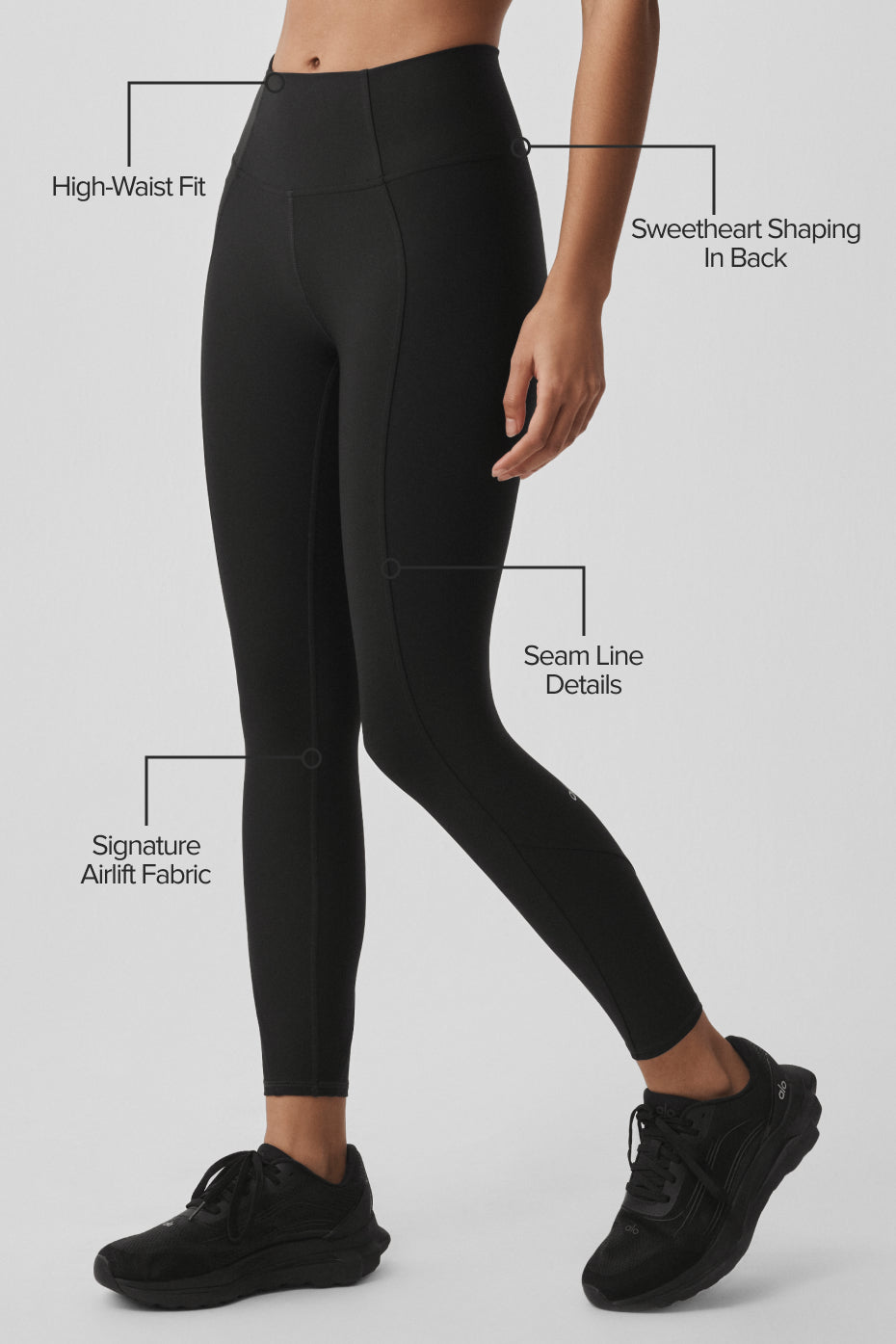 Alo Airlift High-Waist 7/8 Fine Line Legging