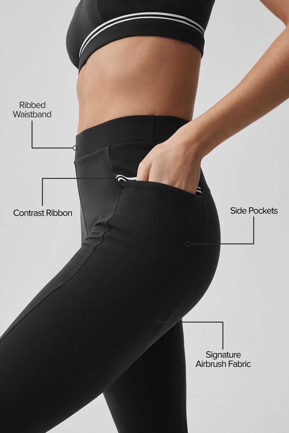 Alo Airbrush High-Waist Fast Track Legging