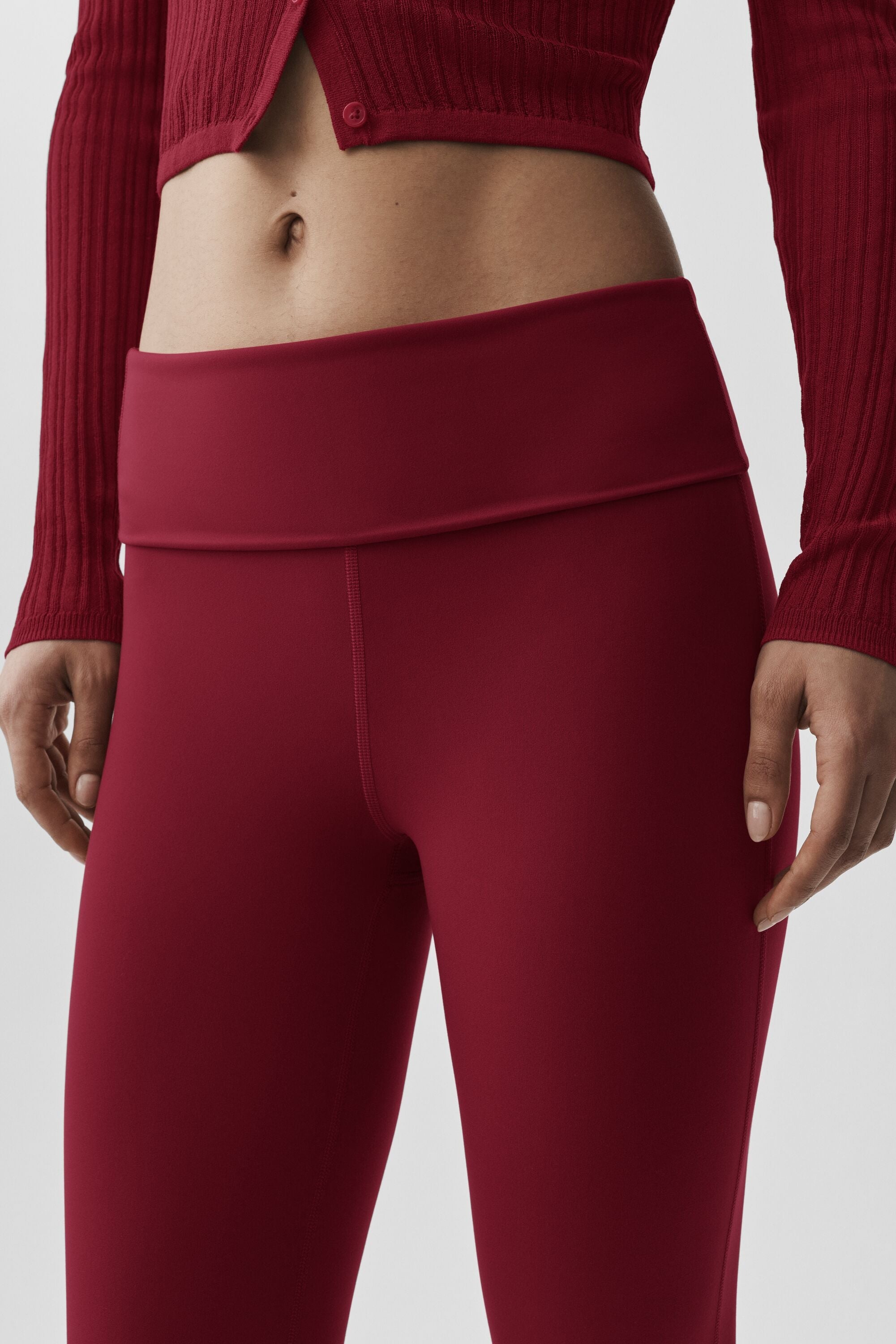 ALO Softsculpt 7/8 Foldover Flare Legging