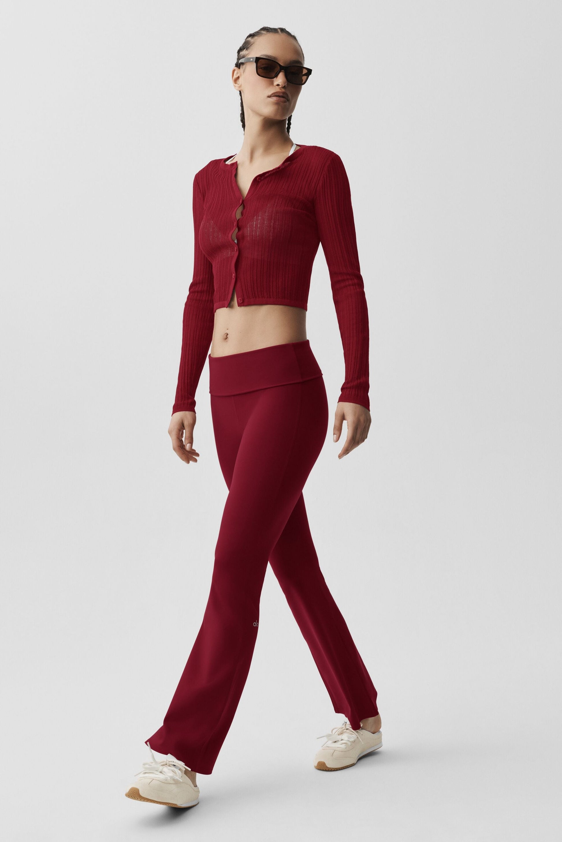 ALO Softsculpt 7/8 Foldover Flare Legging
