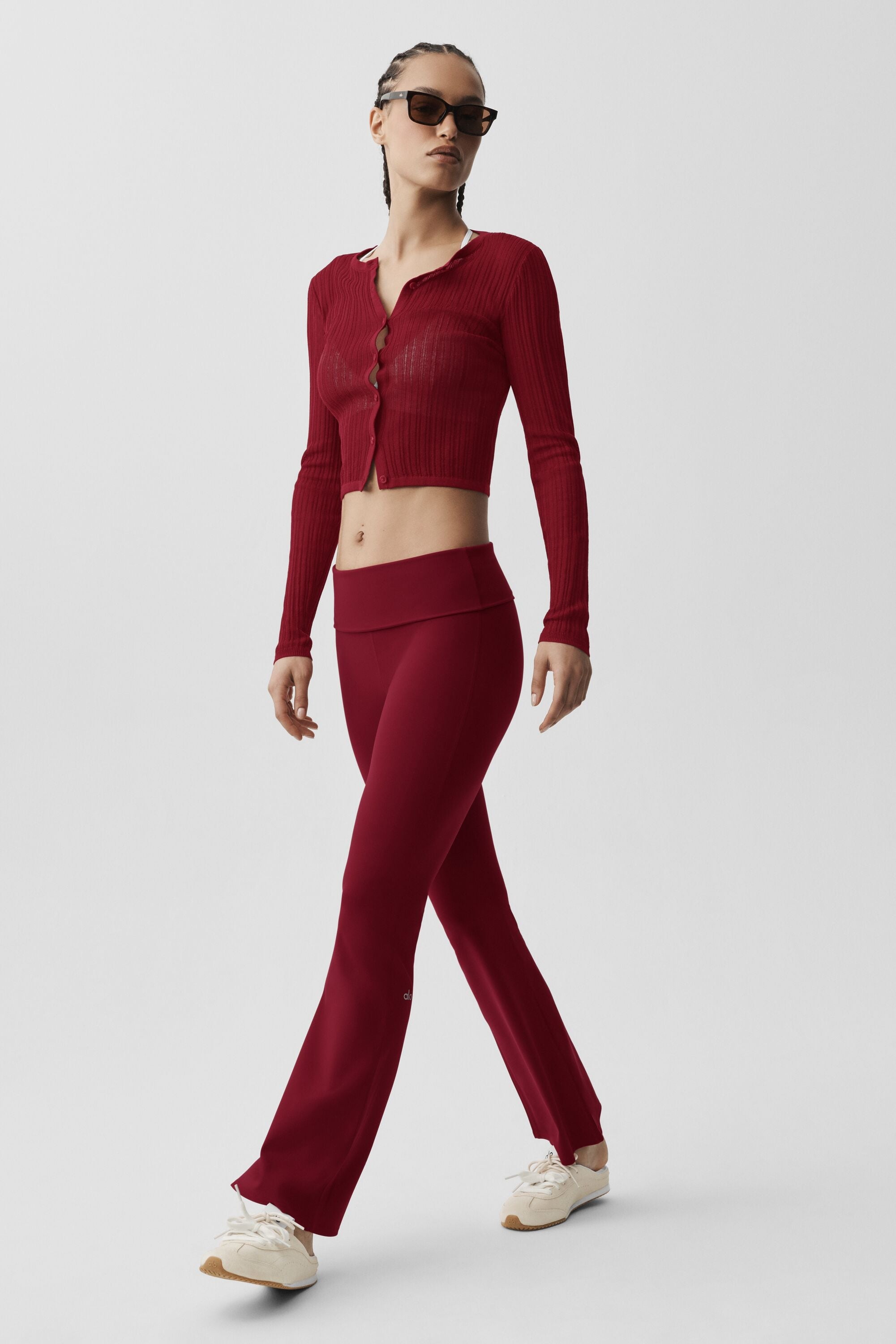 ALO Softsculpt 7/8 Foldover Flare Legging