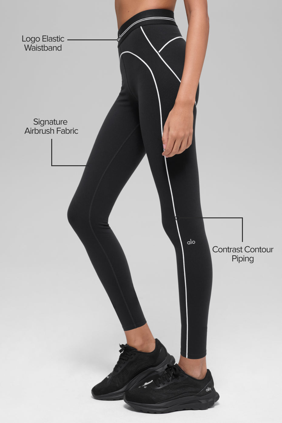 Alo Airbrush High-Waist 7/8 Heart Throb Legging