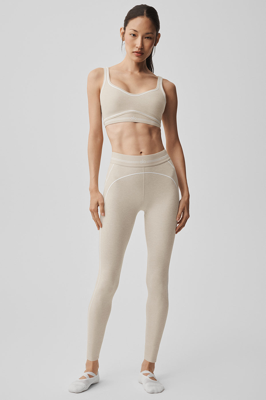 Alo 7/8 High-Waist Alosoft Heart Throb Legging
