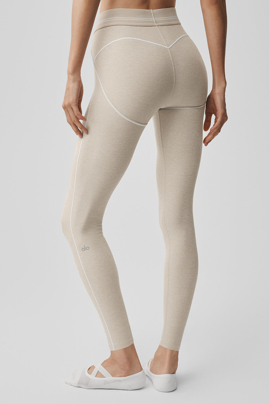 Alo 7/8 High-Waist Alosoft Heart Throb Legging