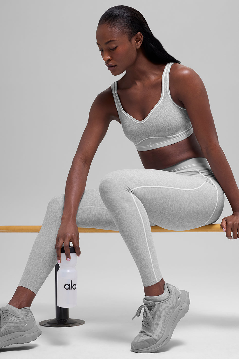 Alo 7/8 High-Waist Alosoft Heart Throb Legging