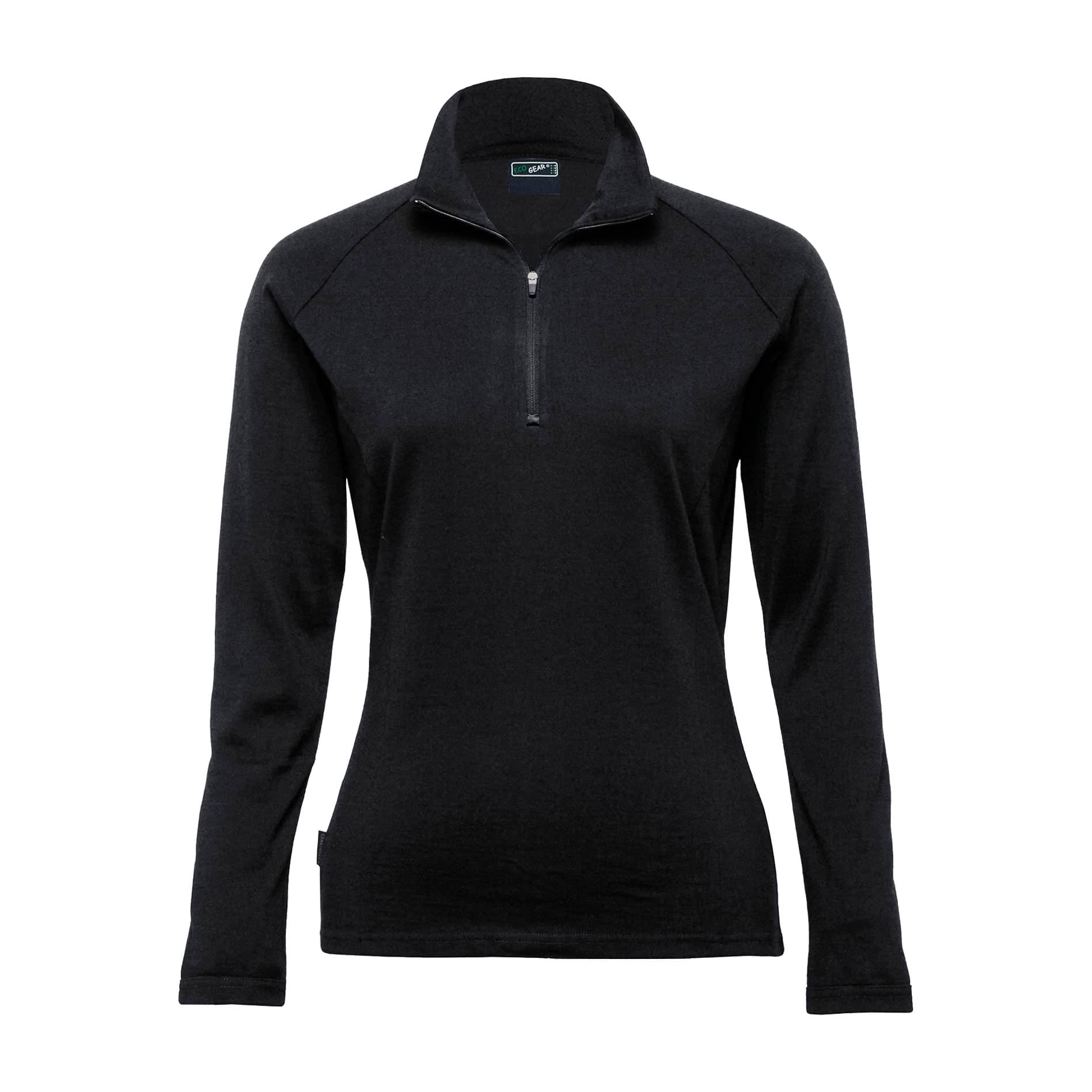 VMG Clothing Women's Merino Zip Pullover