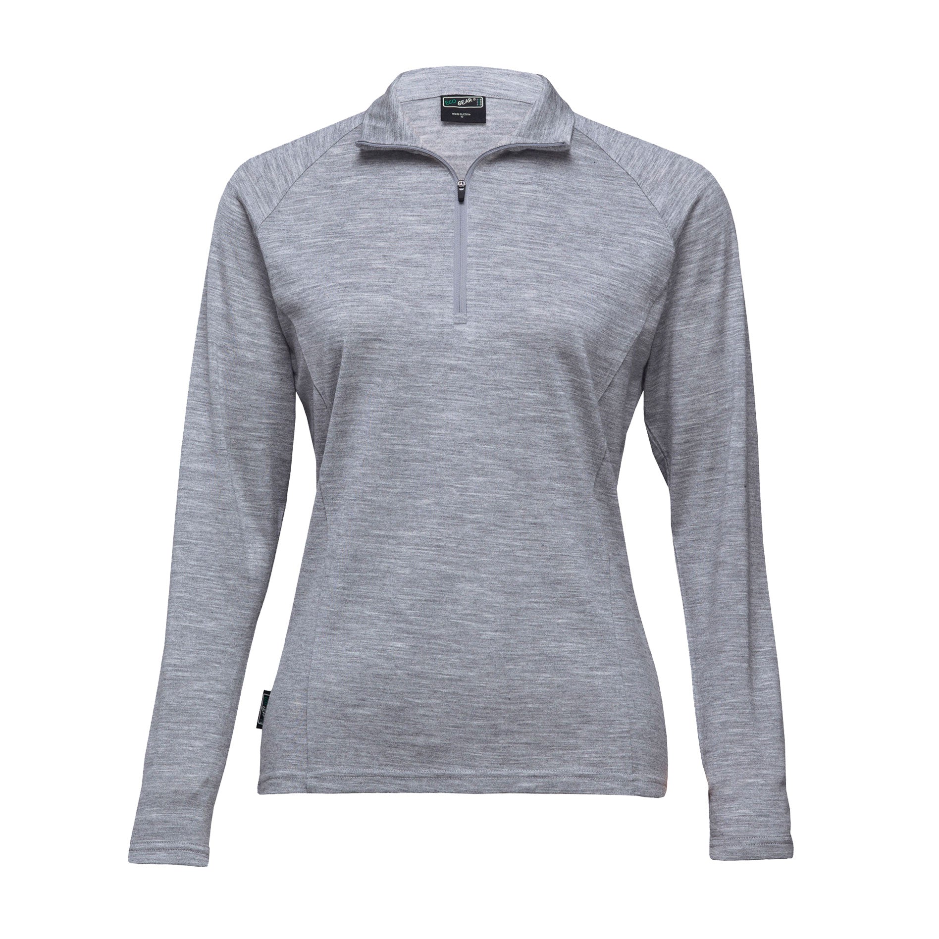 VMG Clothing Women's Merino Zip Pullover