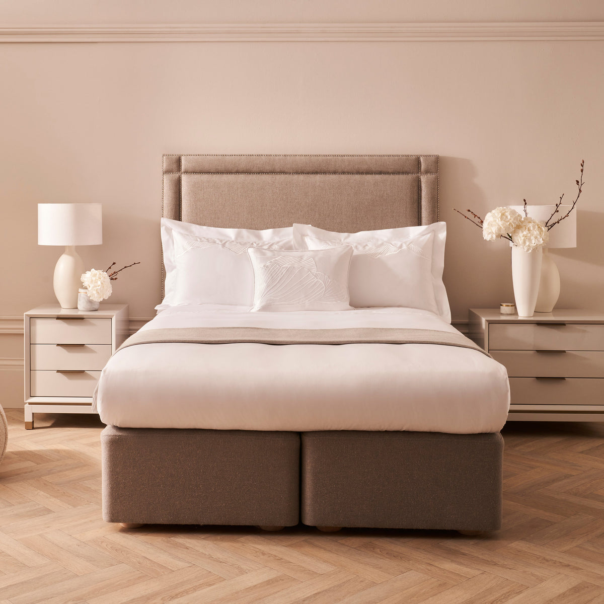 Heirlooms White Coral Duvet Cover