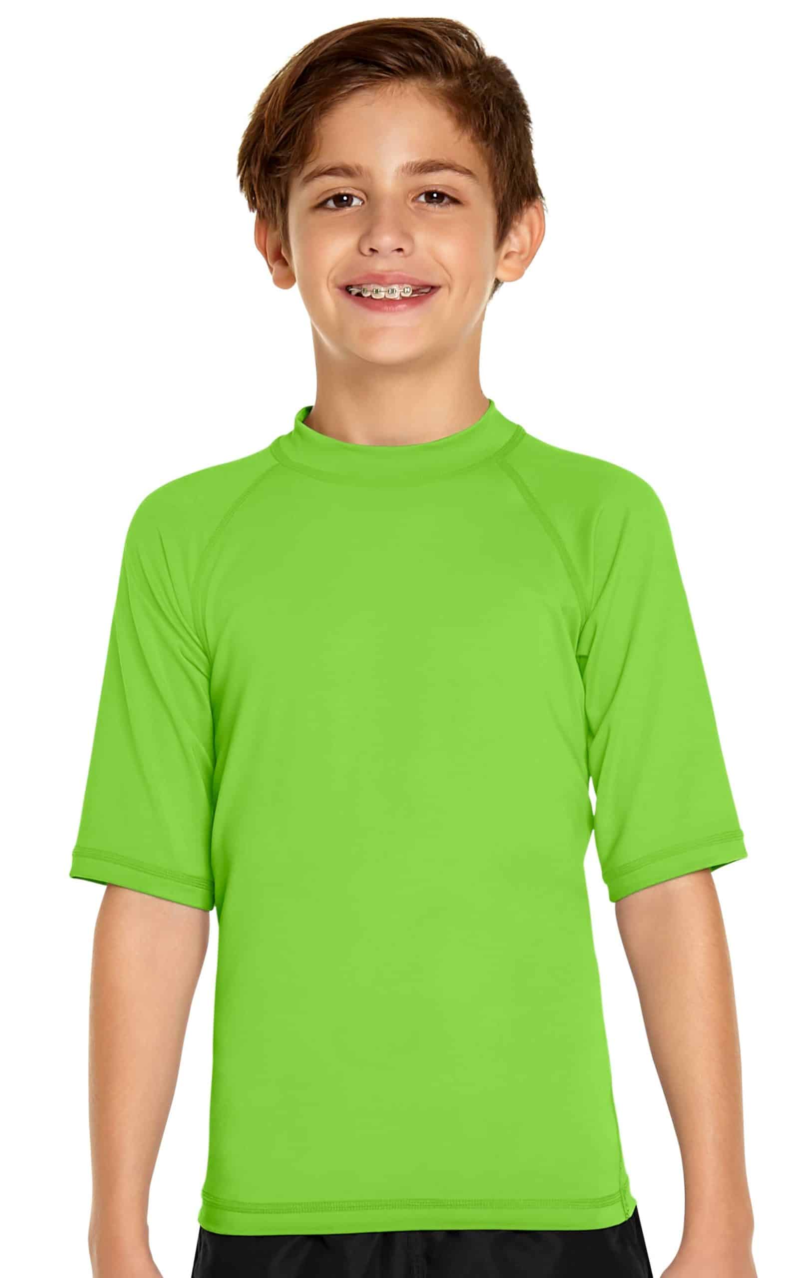WetEffect Boy’s Short Sleeve Rash Guard