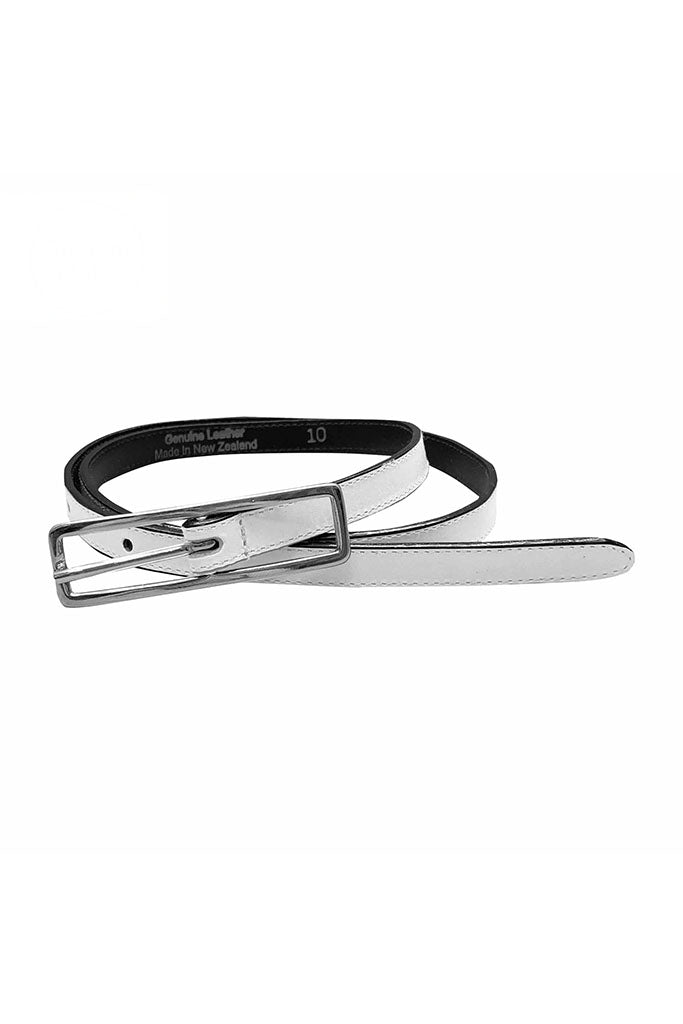 VMG Clothing Women's Slim Leather Belt