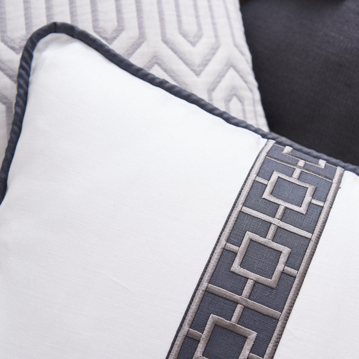 Heirlooms Fiji Decorative Cushion in White