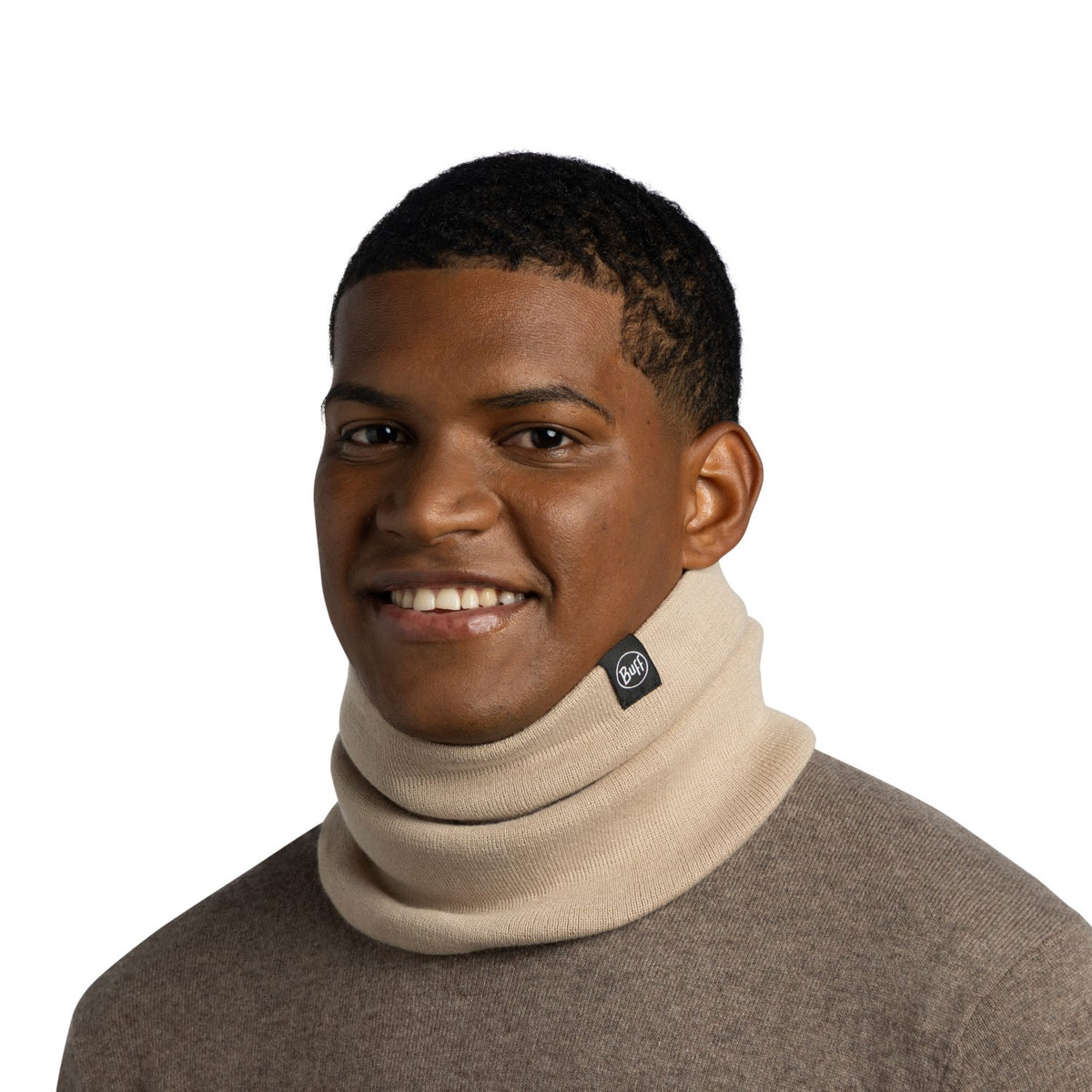 Buff Knitted Neck Warmer Lilon