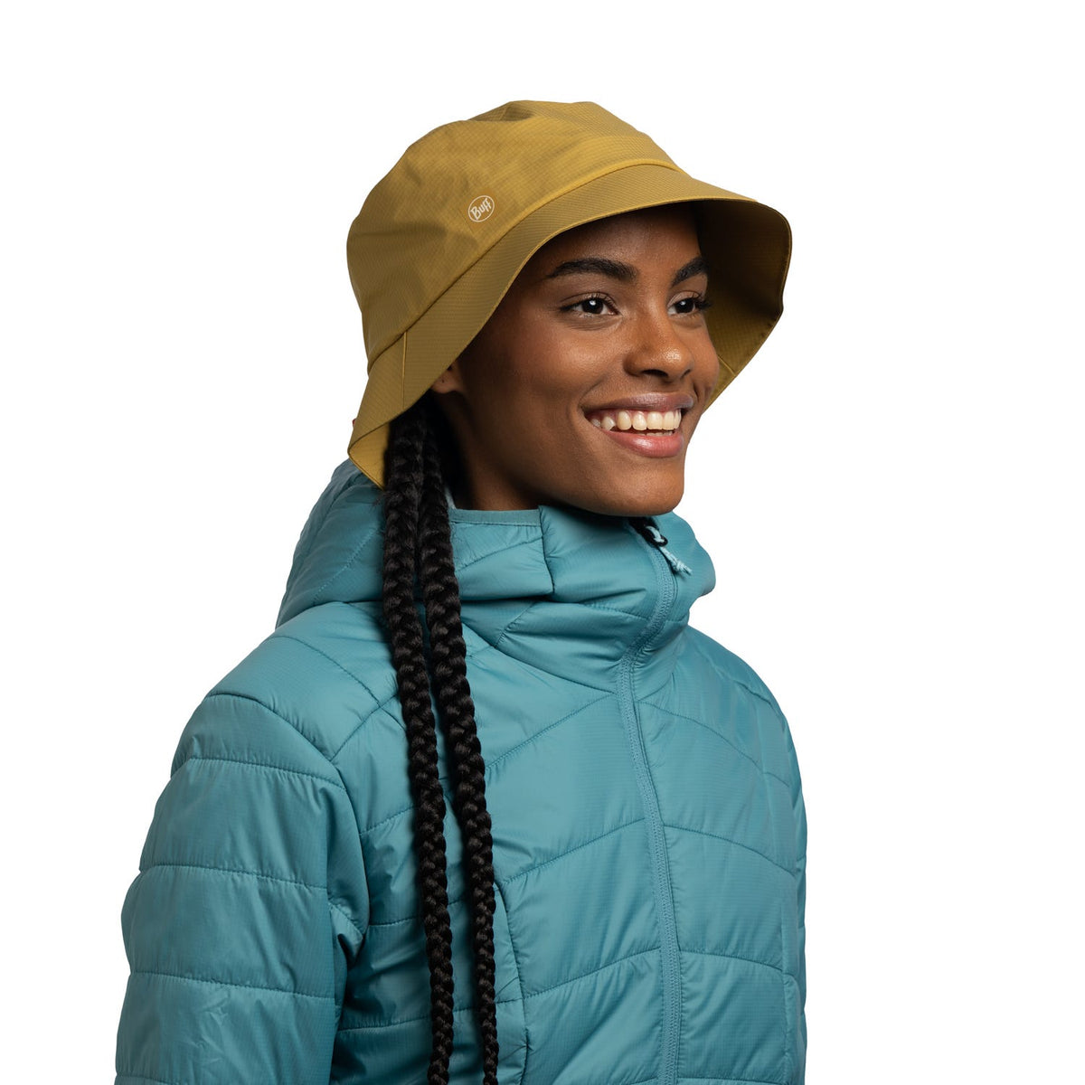 Buff Rain Bucket Hat Solid