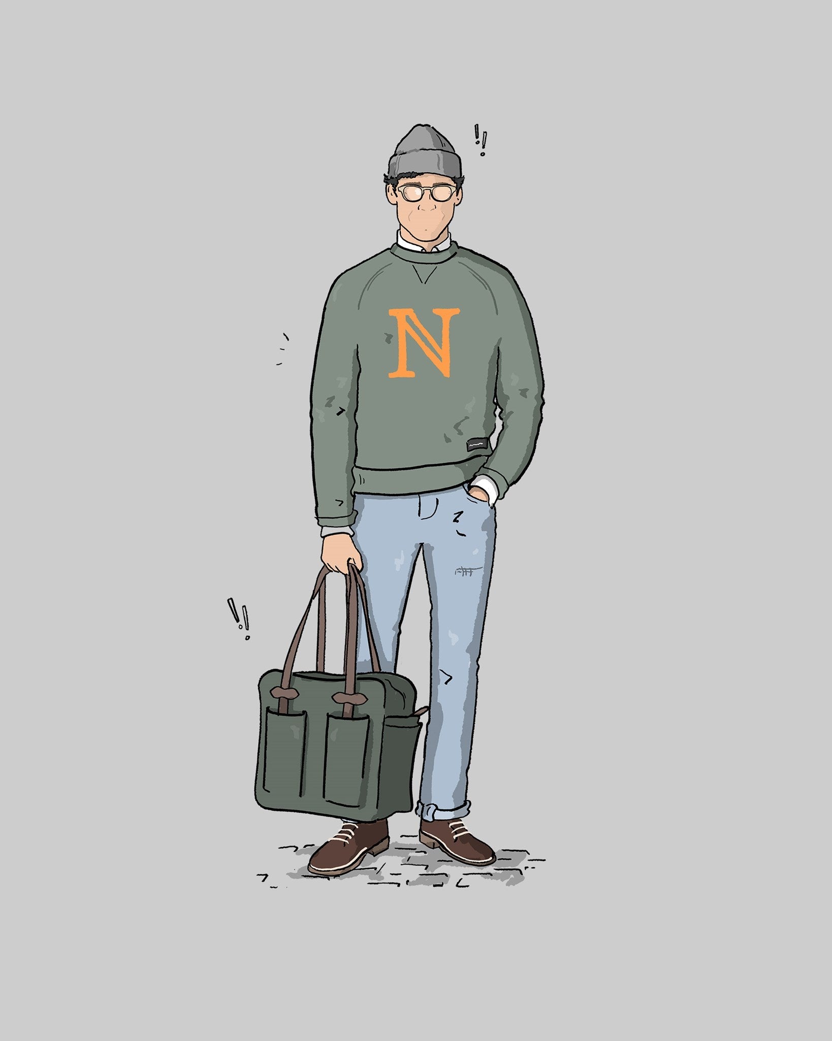 Nimbus Newport Men | The Metropolitan – Grey Melange