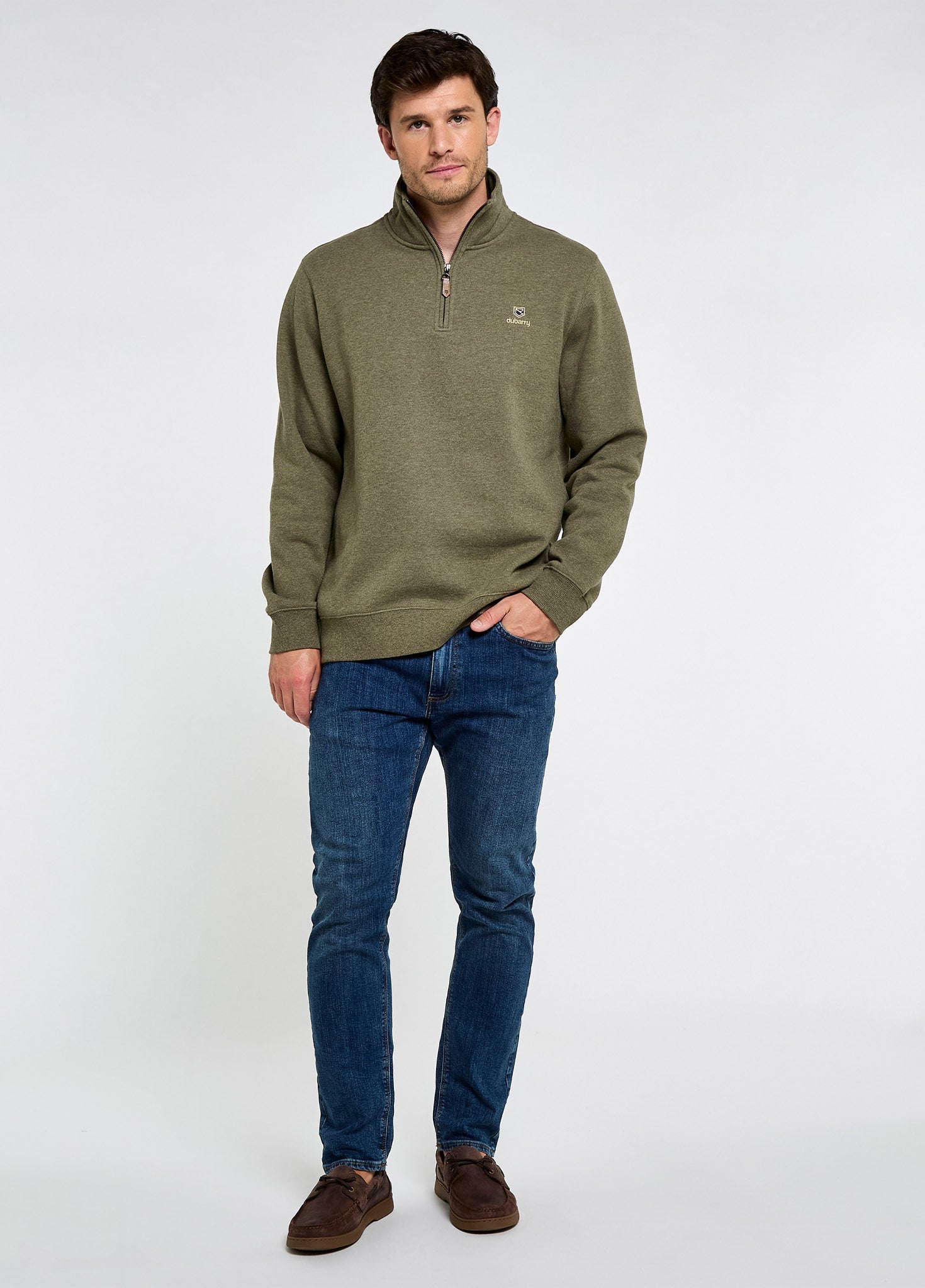 Dubarry Boyce Men’s Zip Neck Sweater
