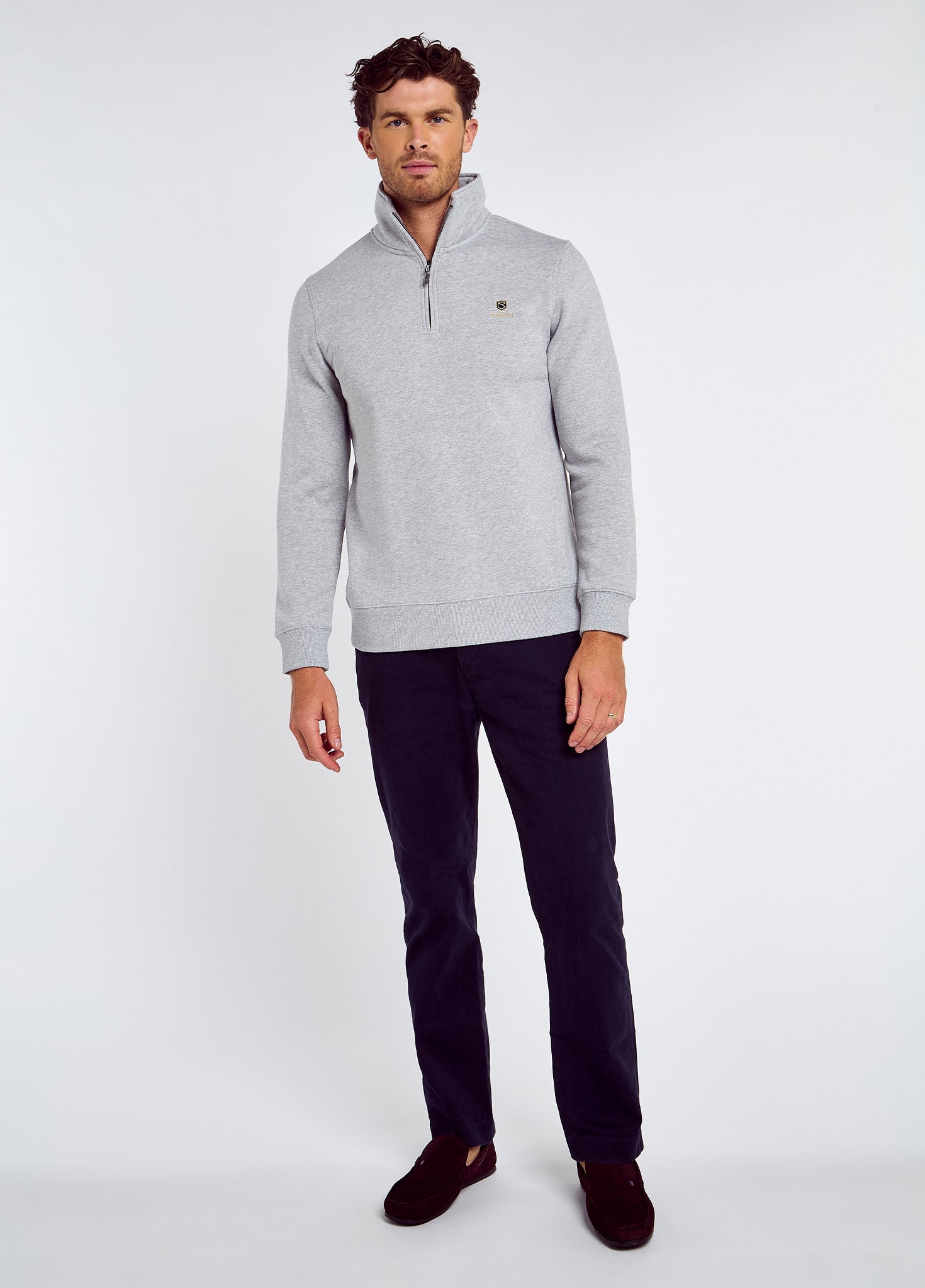 Dubarry Boyce Men’s Zip Neck Sweater