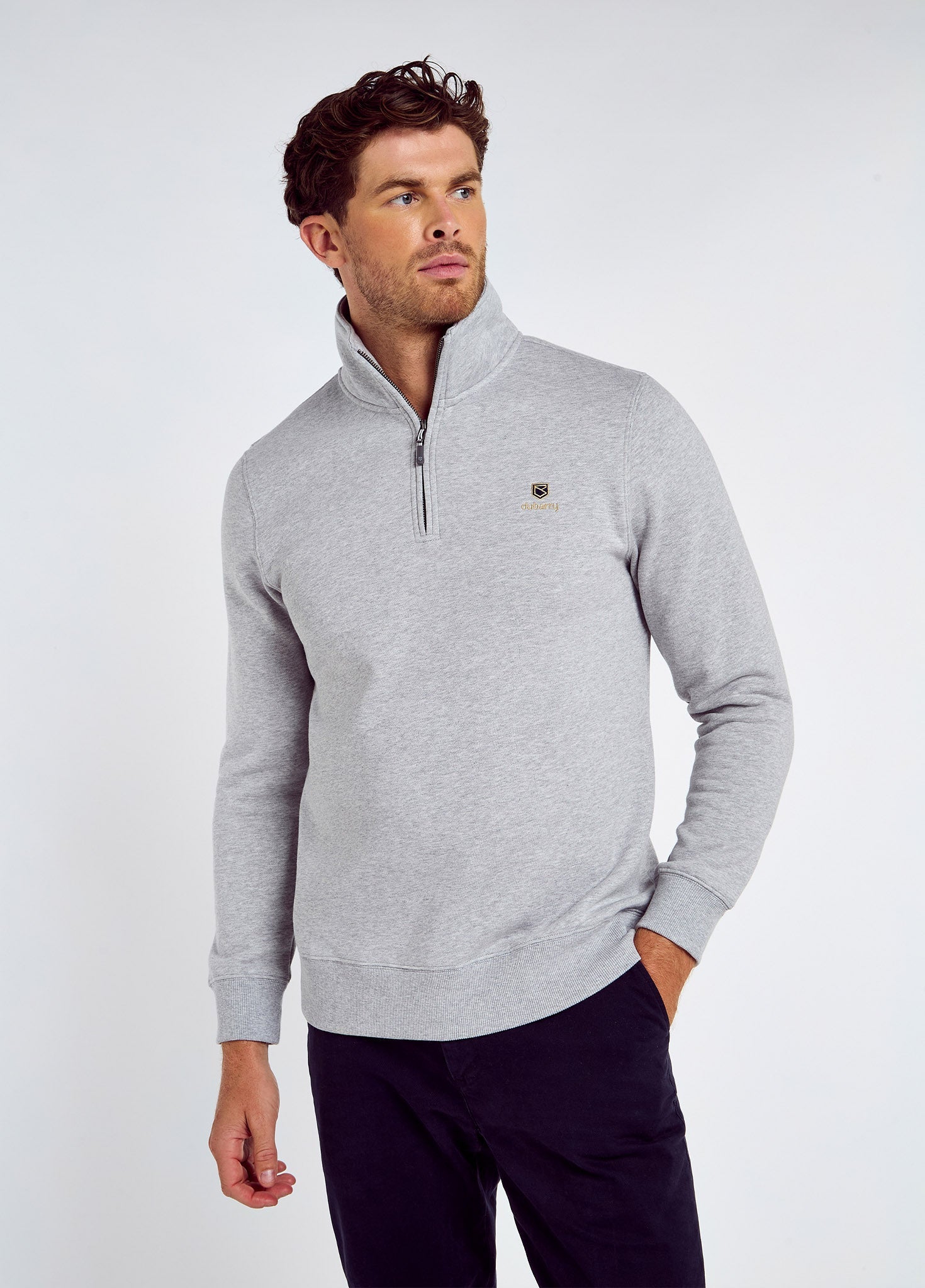 Dubarry Boyce Men’s Zip Neck Sweater