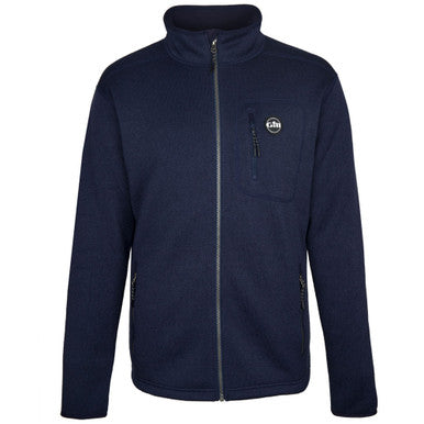 Gill Men's Knit Fleece Jacket in Navy