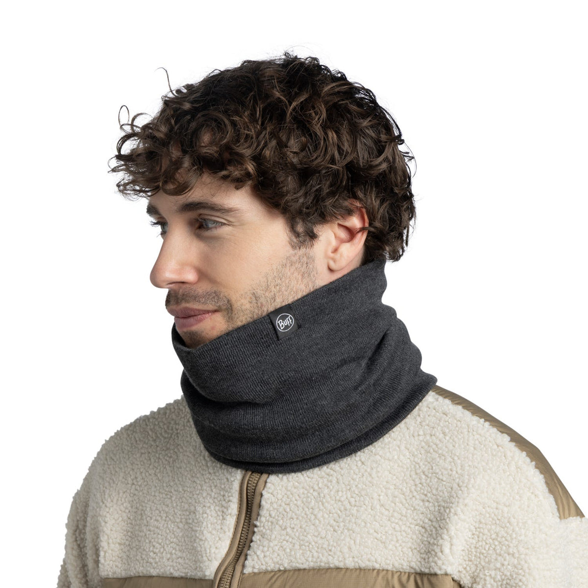 Buff Knitted Neck Warmer Lilon
