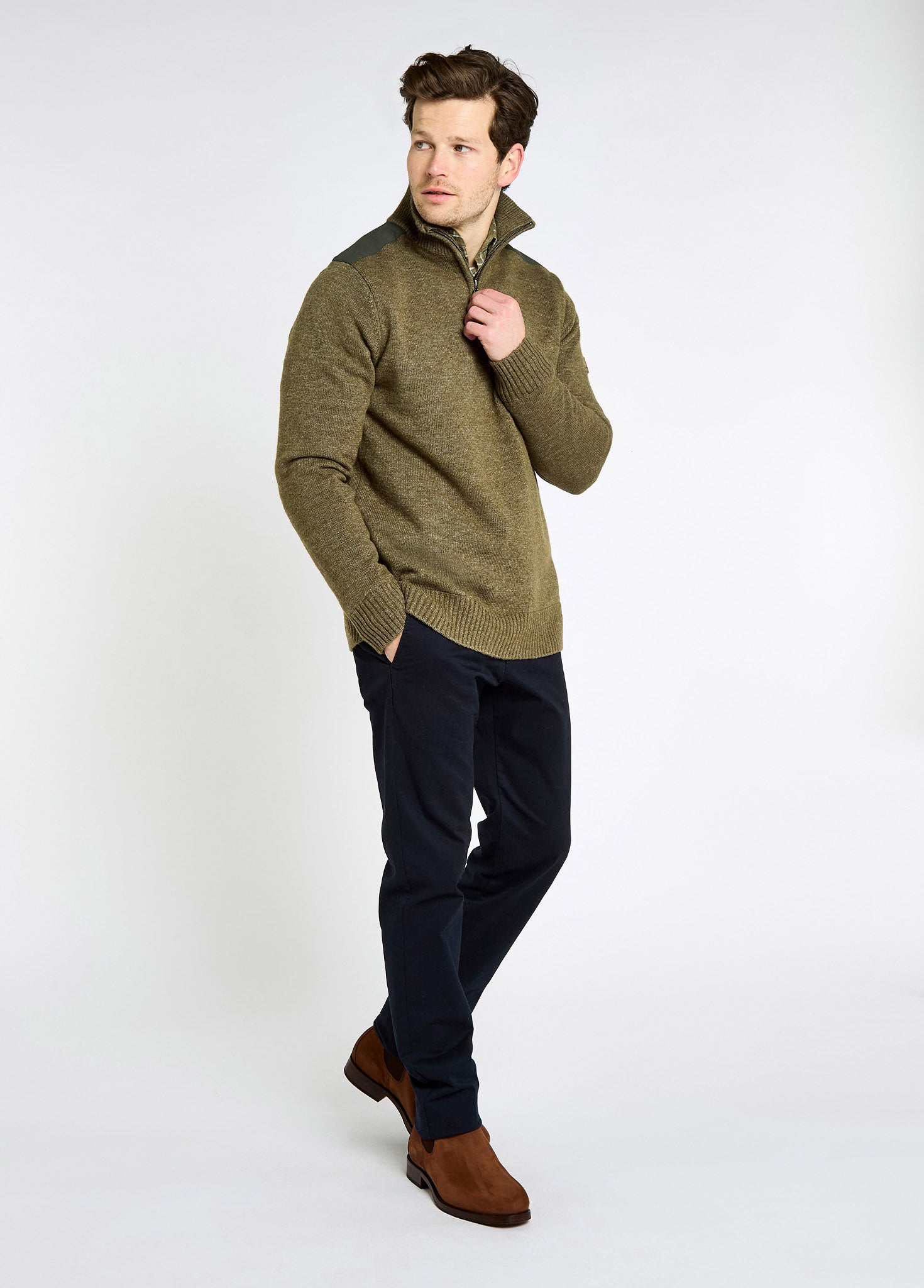 Dubarry Doherty Men’s zip neck sweater