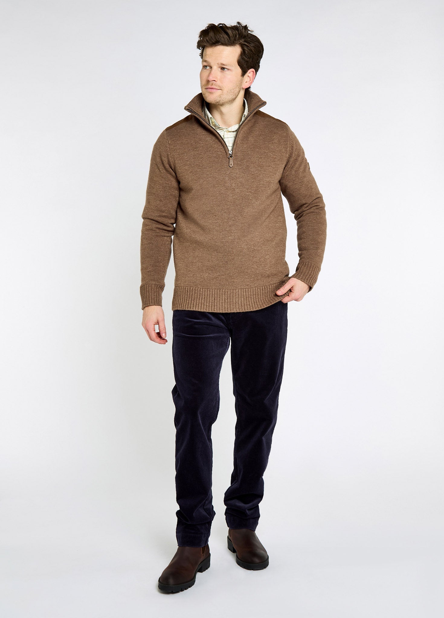 Dubarry Doherty Men’s zip neck sweater