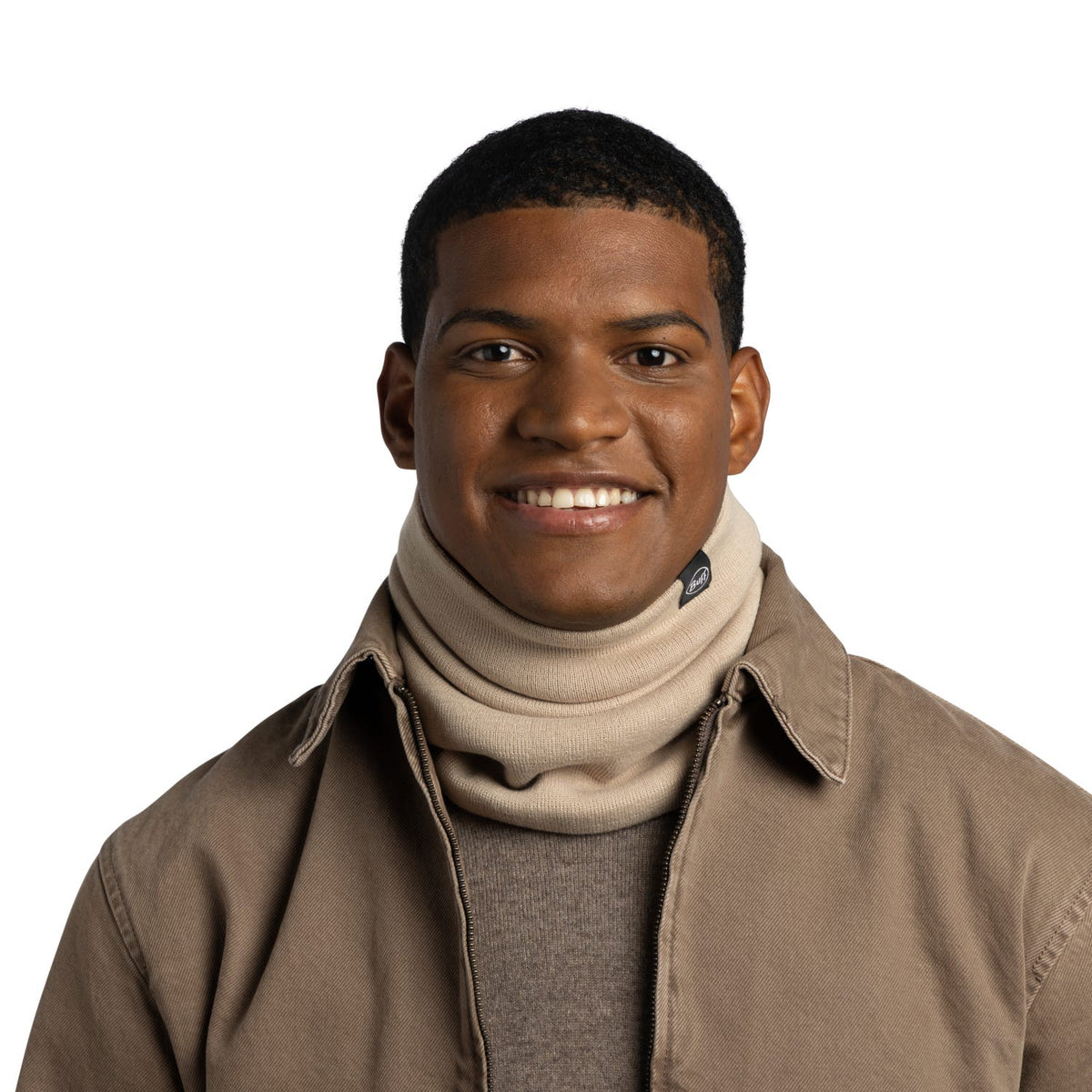 Buff Knitted Neck Warmer Lilon