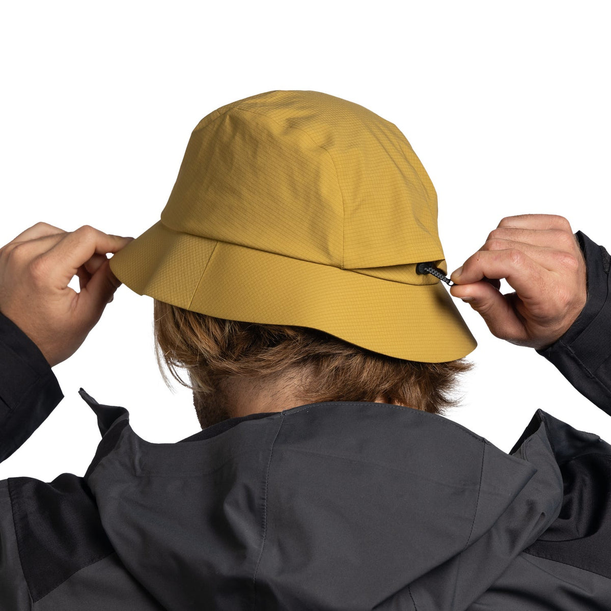 Buff Rain Bucket Hat Solid