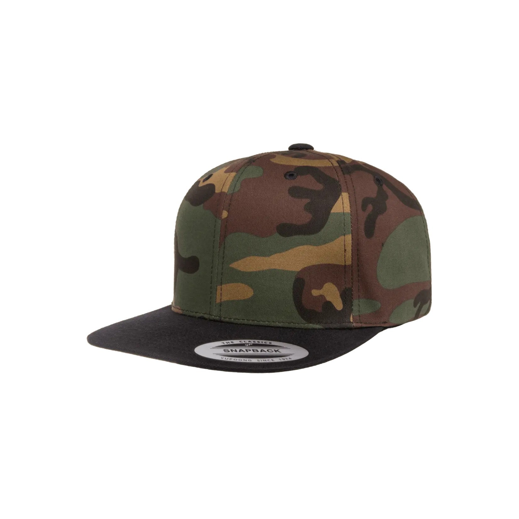Flexfit YP Classics® premium snapback camo cap - 2-tone