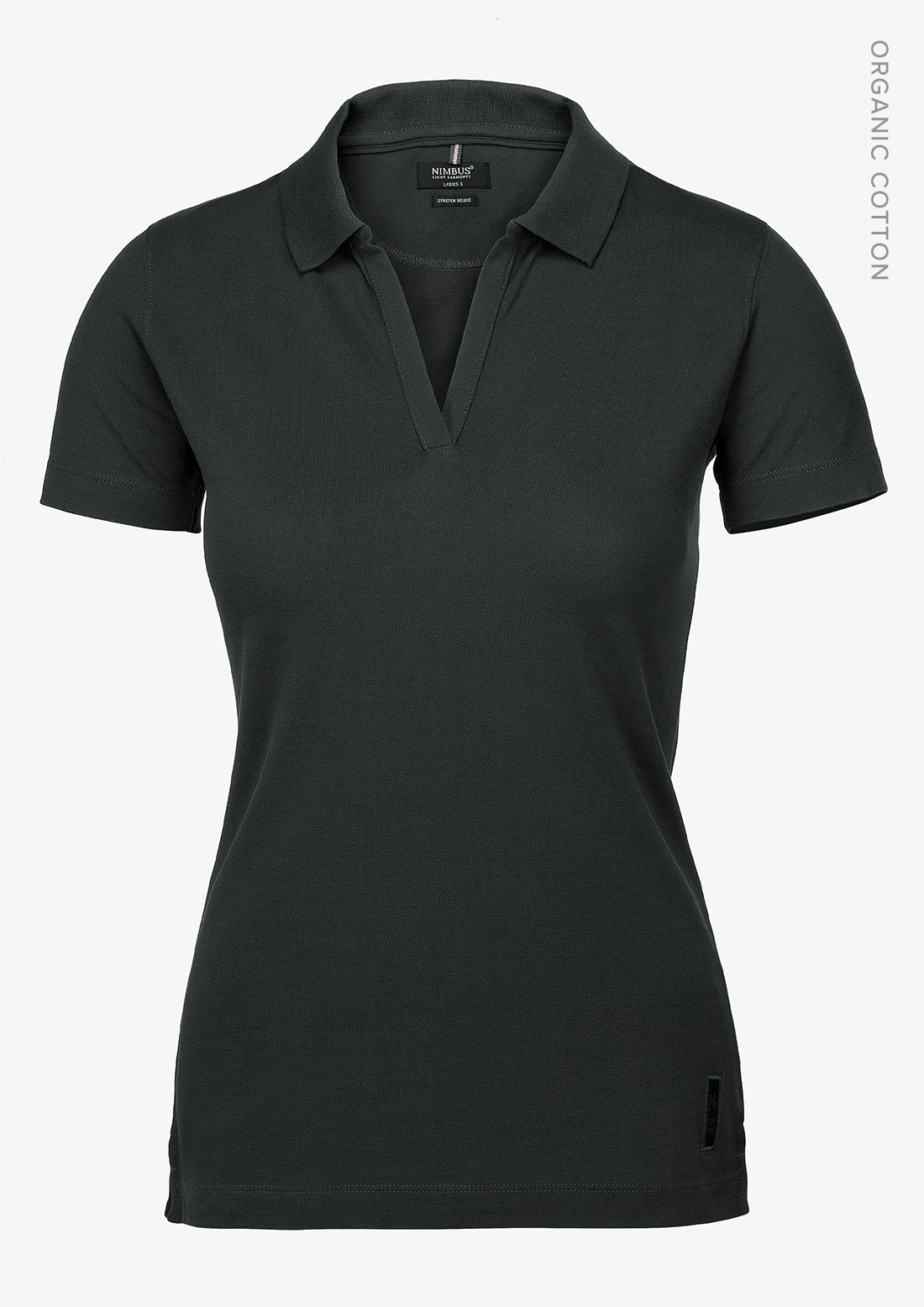 Nimbus Harvard V - Neck Ladies Charcoa - Charcoal - 3XL
