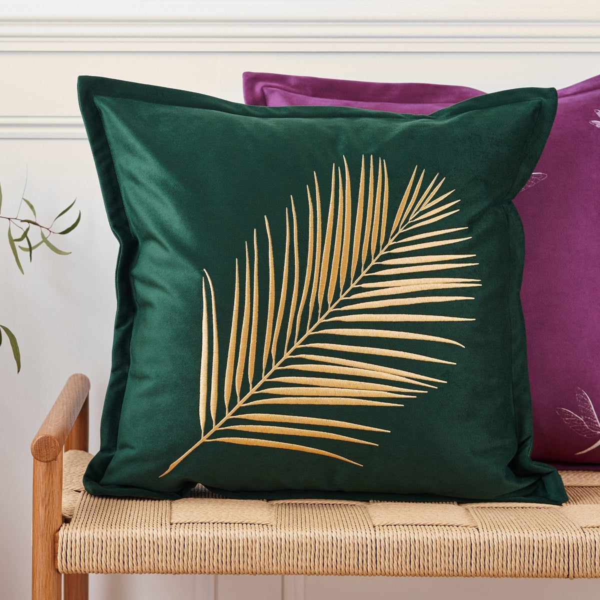 Heirlooms Canary Palm Decorative Cushion