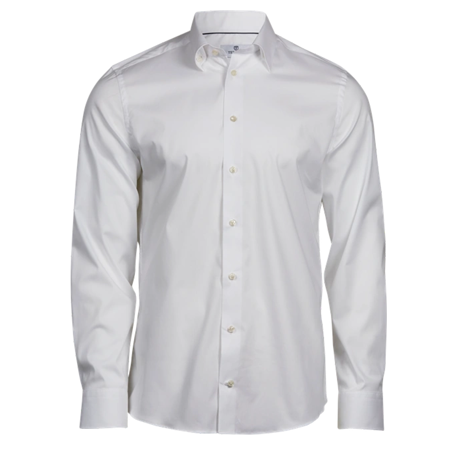 Men Tee Jays Stretch Luxury Shirt