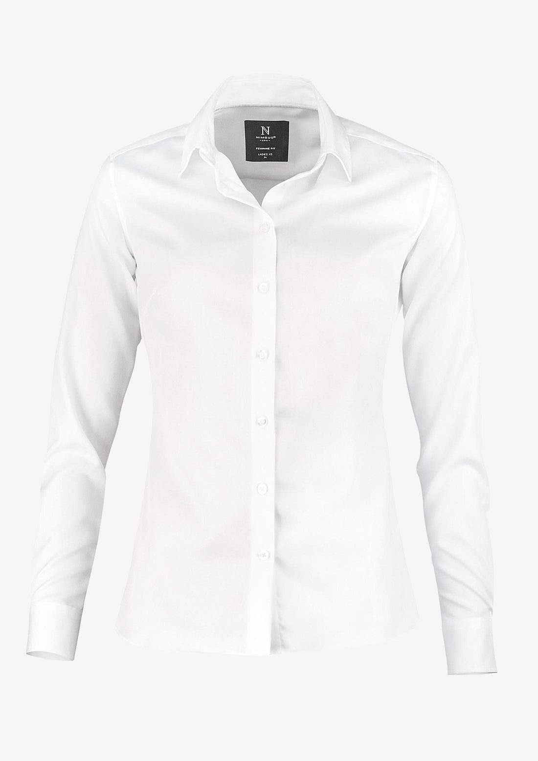 Nimbus Portland Ladies Modern Fit - White - 3XL