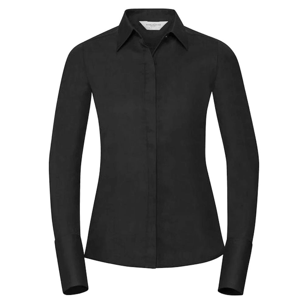 Women Russel Ultimate Short Long Sleeve Stretch Slim Fit