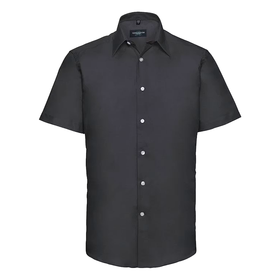 Men Russell Short Sleeve Classic Oxford Shirt